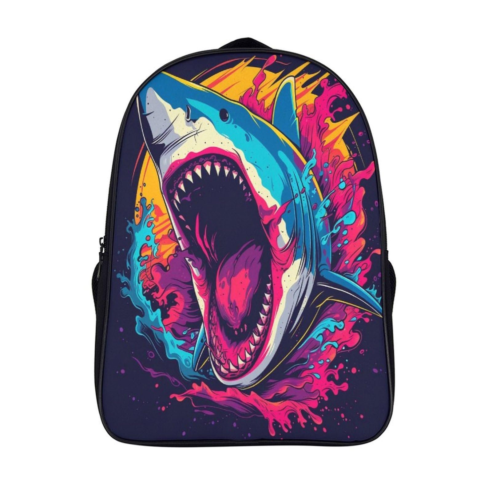 Ранець RSIUUODNF Shark 3D Дитячий Великі кишені 40x28x16 см, фото №1