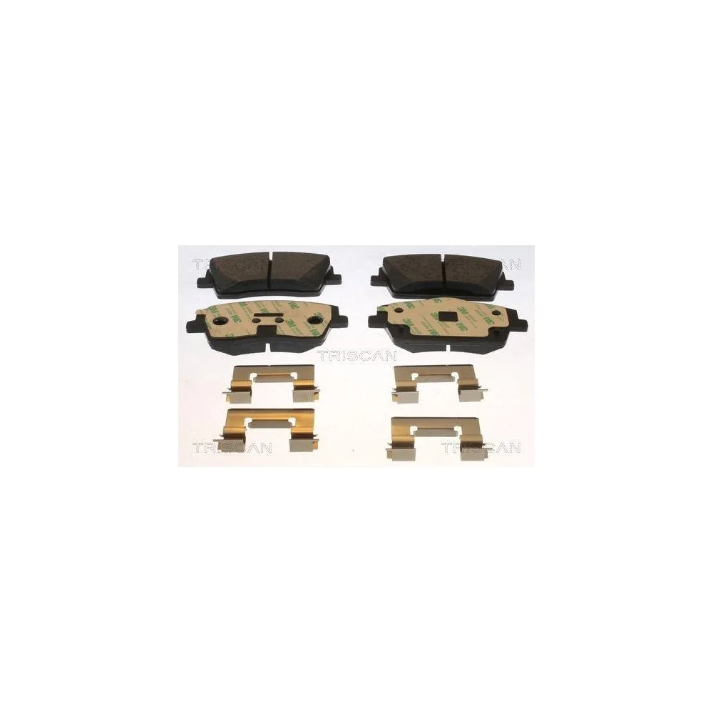 Комплект гальмівних колодок TRISCAN 8110 27029 для VOLVO передній міст, фото №1 Комплект гальмівних колодок TRISCAN 8110 27029 для VOLVO передній міст, фото №1