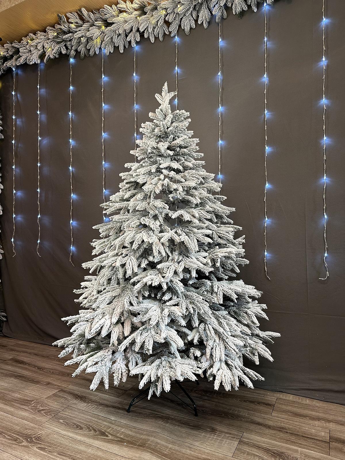 🎄 Реалістична штучна ялинка «Смерека» — зелена або засніжена (1.5–2.5 м) лита ялинка, фото №4