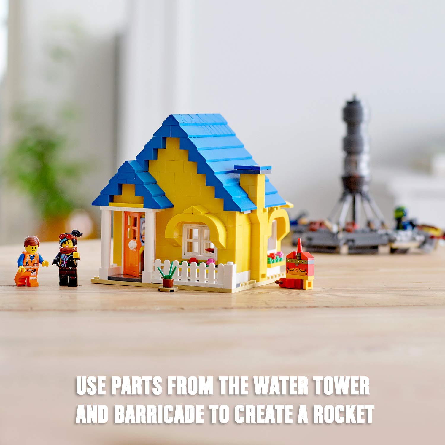 Кубики LEGO Movie 2 70831 Еммет’s Dream House Rescue Rocket, фото №8