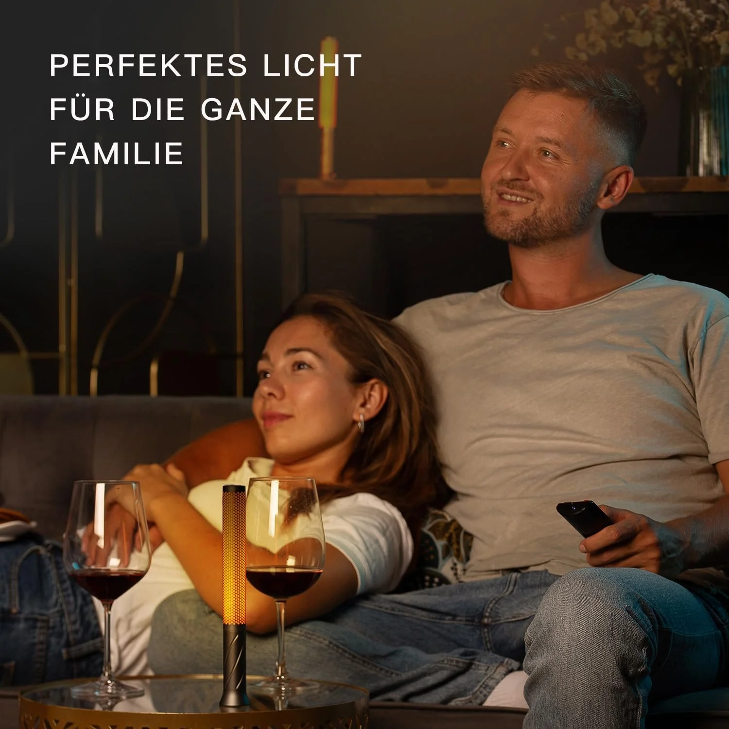 Настільна лампа phonar LED Акумуляторна 2600 мАг Бездротова Ефект свічки 2 режими Димування Space Grey, фото №6