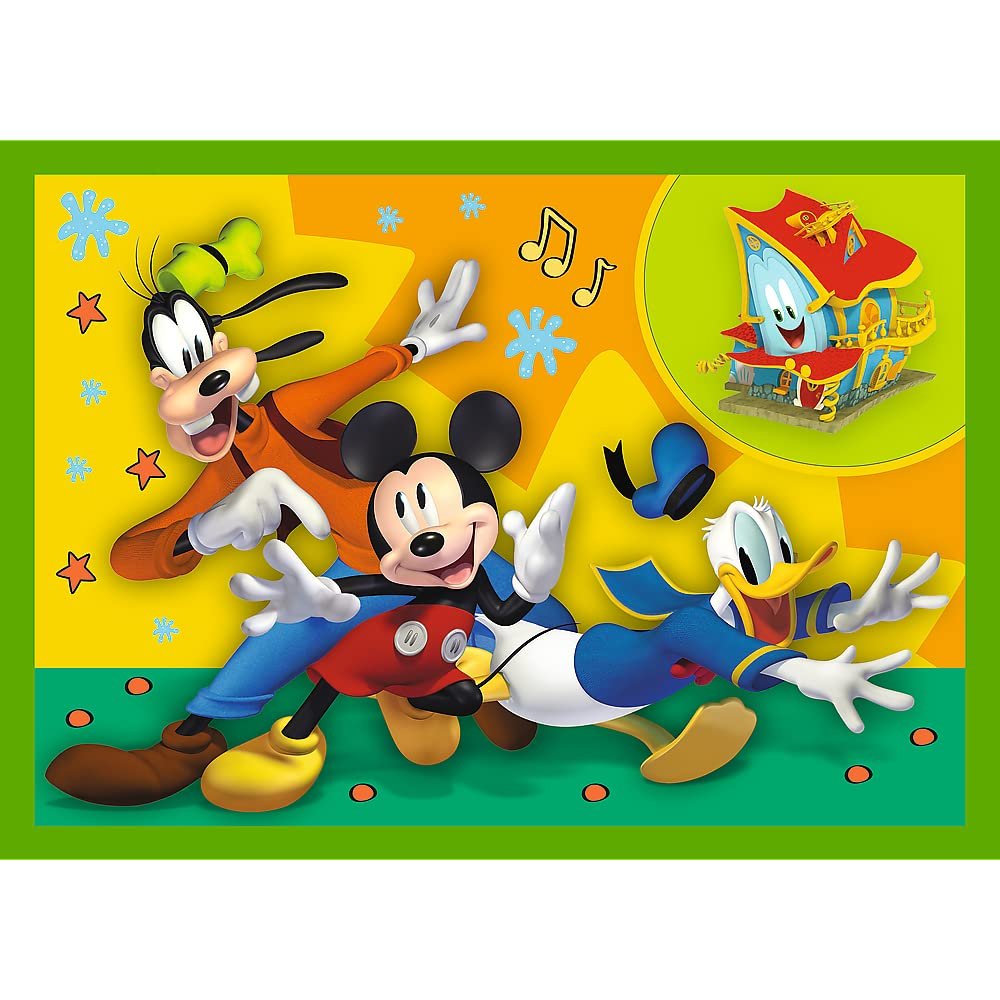 Пазл Trefl Mickey Mouse and Friends 4 в 1 12, 15, 20, 24 элемента, фото №8