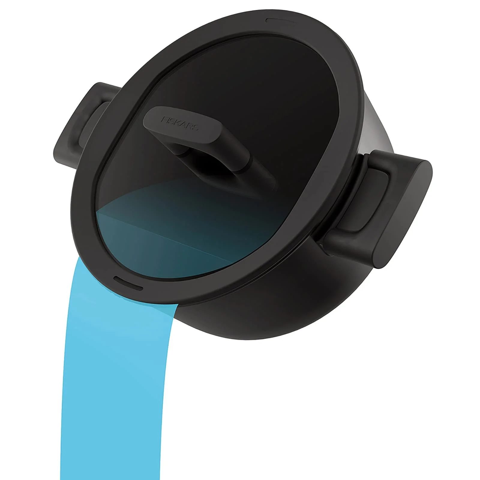 Кастрюля с крышкой Fiskars Hard Face 1052227 22 см 3,5 л алюминиевая с антипригарным покрытием черная, фото №7