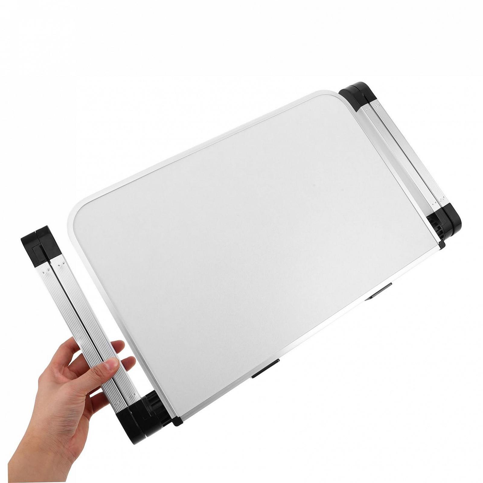 Регулируемая Складная Подставка для Ноутбука с Улучшенным Охлаждением Эргономичная Настольная Подставка для Офиса Совместима с Ноутбуками Планшетами Компактный Дизайн, фото №3