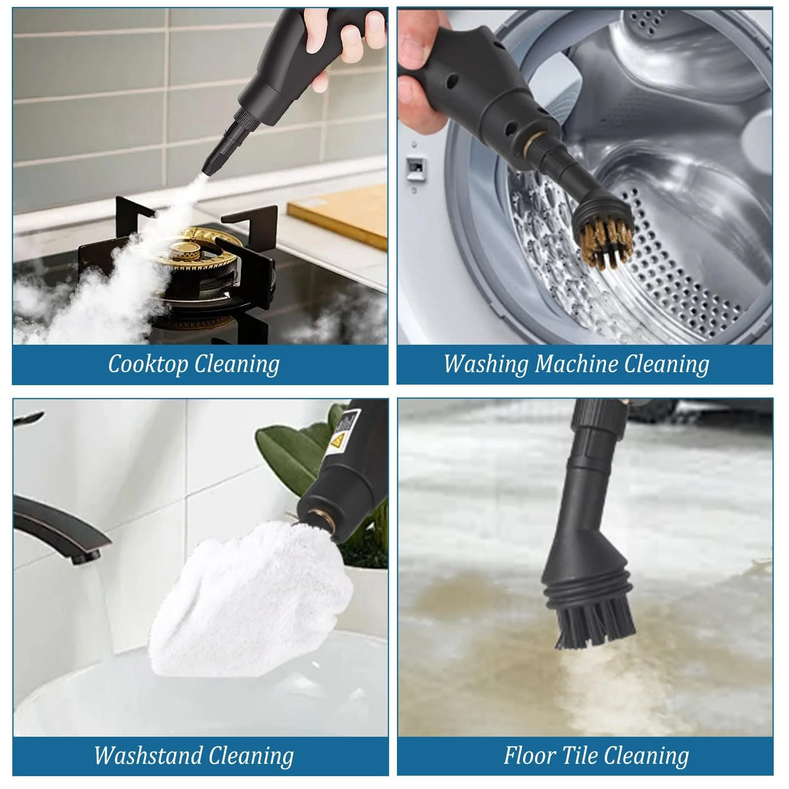 Пароочисник ручний 2500 W портативний 6 рівнів нагрів 15 с, фото №7 Пароочисник ручний 2500 W портативний 6 рівнів нагрів 15 с, фото №7