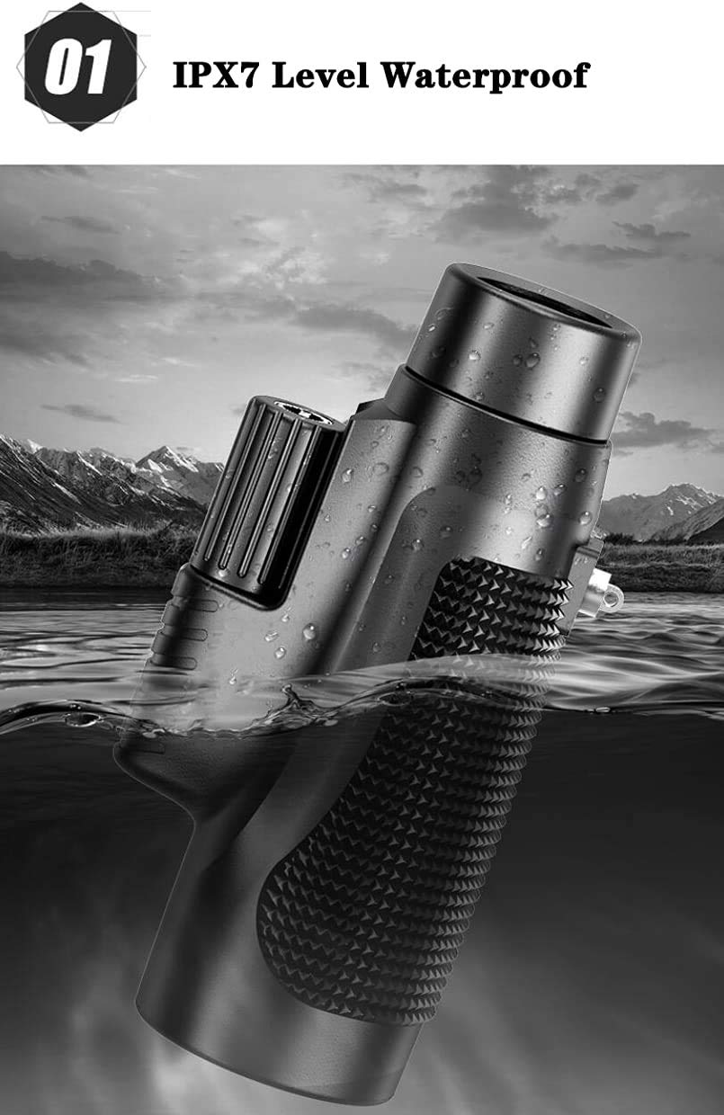 Монокуляр Spacmirrors 10x42 Hochauflösendes BAK4 Призми-FMC Об'єктив Водонепроникний, фото №3