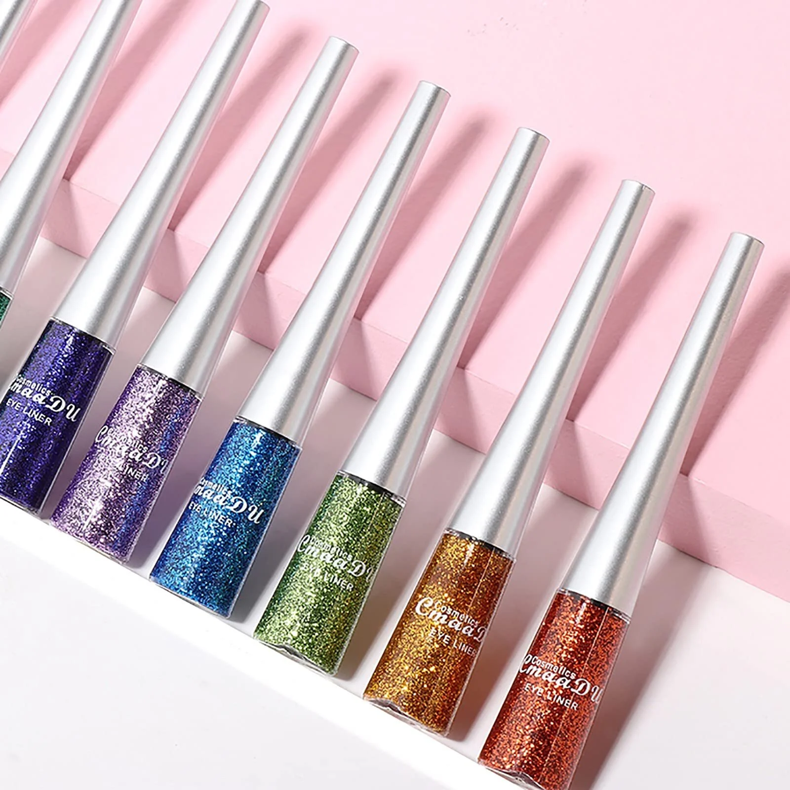 Подводка для глаз с блестками, 16 цветов B, фото №2 Подводка для глаз с блестками, 16 цветов B, фото №2