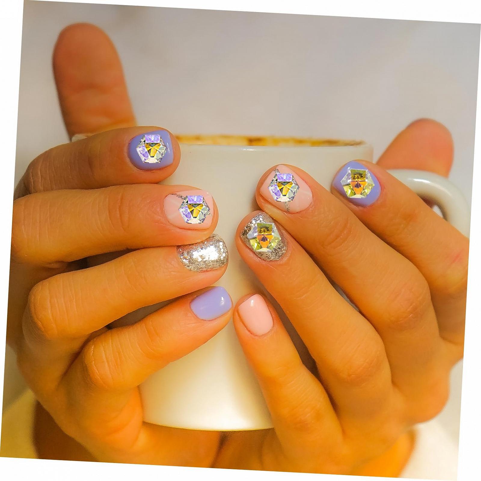 Стрази Beavorty, 50 шт, шестикутні, для самостійного виготовлення, прикраси для дорогоцінні камені для жінок, фото №7