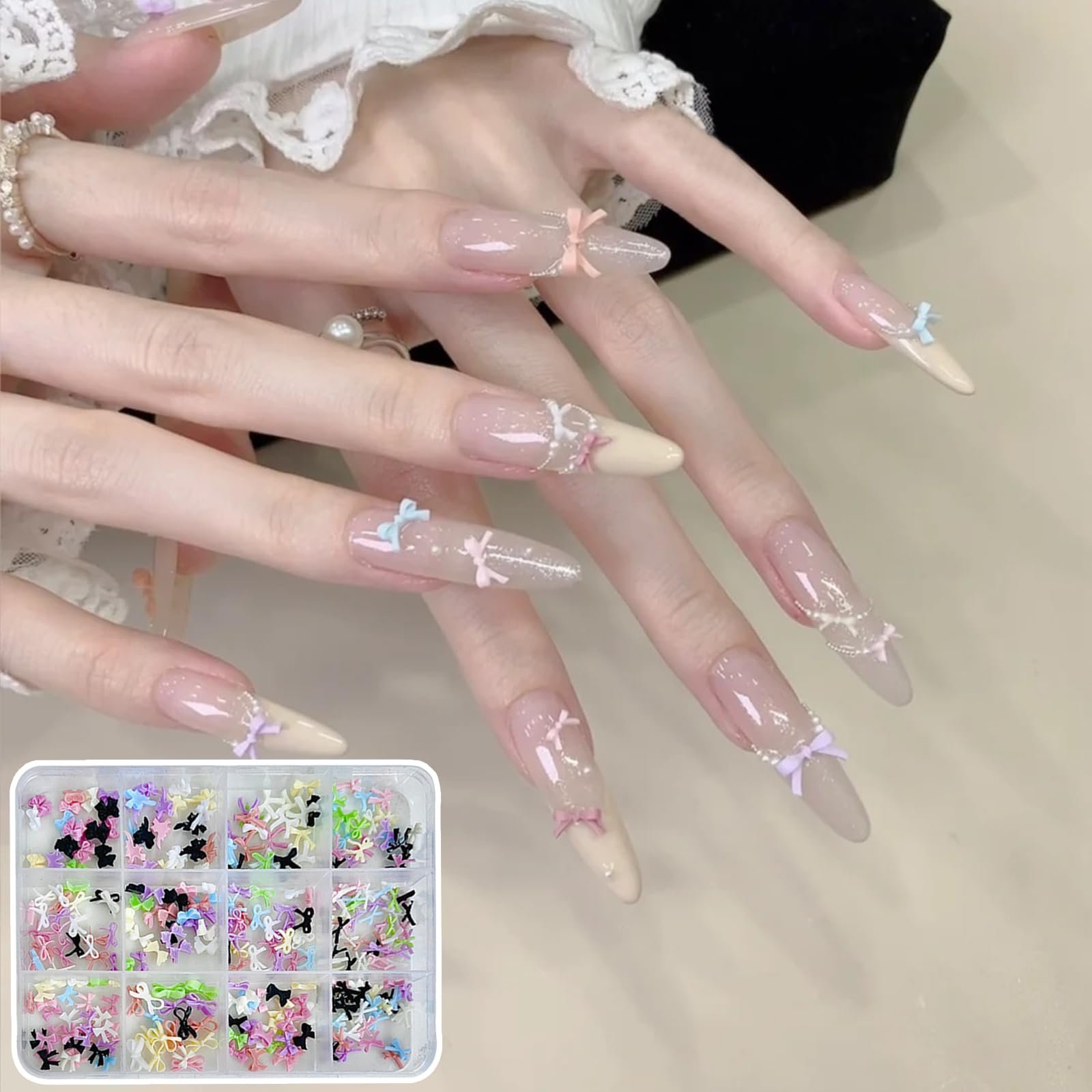 Прикраса для нігтів, пачка з 300 підвісок, фото №5