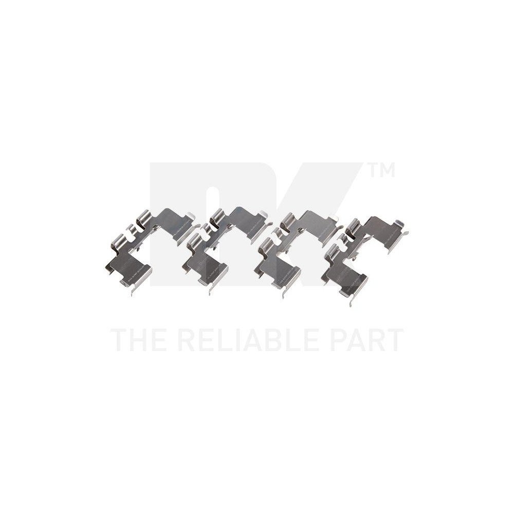 Комплект принадлежностей дисковых тормозных колодок NK 7952677 передний мост, фото №1 Комплект принадлежностей дисковых тормозных колодок NK 7952677 передний мост, фото №1