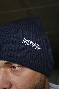 Шапка Intruder синя small logo synthetic.ua - Фото 1
