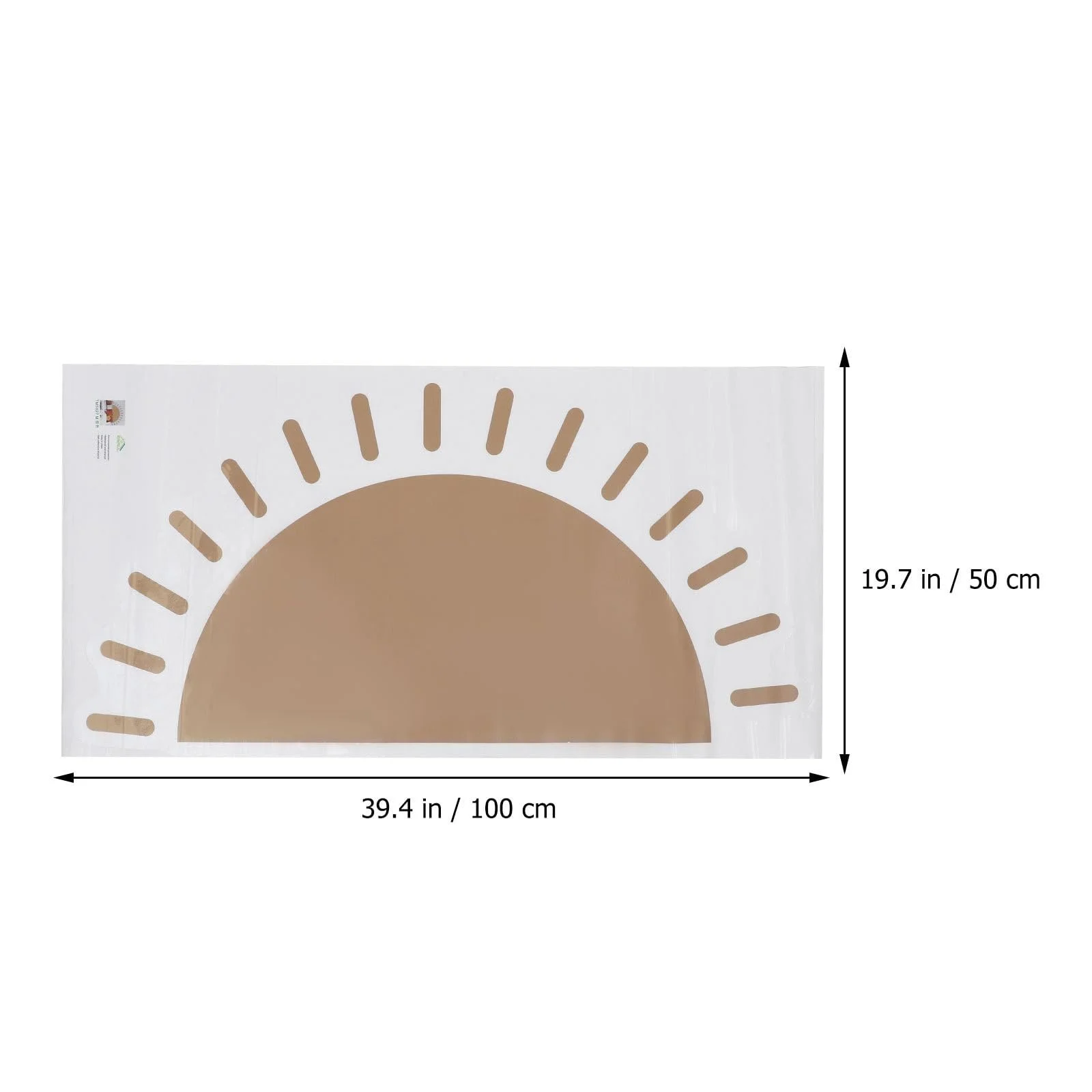 Наклейка на стіну Ciieeo Boho Sun PVC Коричнева, фото №2