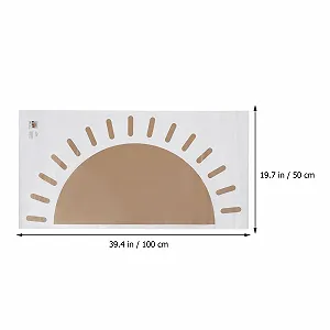 Наклейка на стіну Ciieeo Boho Sun PVC Коричнева synthetic.ua - Фото 1