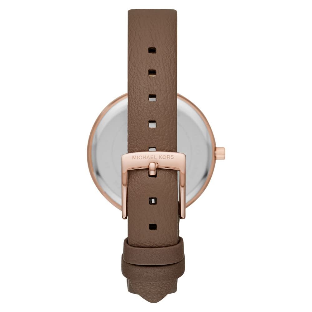 Женские Кварцевые Часы Michael Kors Maci с ремешком из нержавеющей стали или кожи, фото №6