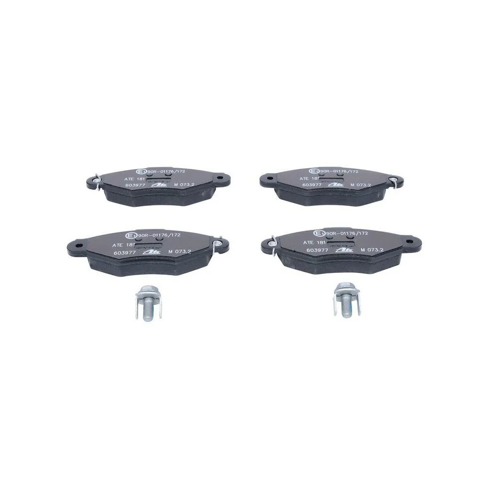 Комплект тормозных колодок дискового тормоза ATE 13.0460-3977.2 для CITROËN NISSAN RENAULT, фото №1 Комплект тормозных колодок дискового тормоза ATE 13.0460-3977.2 для CITROËN NISSAN RENAULT, фото №1