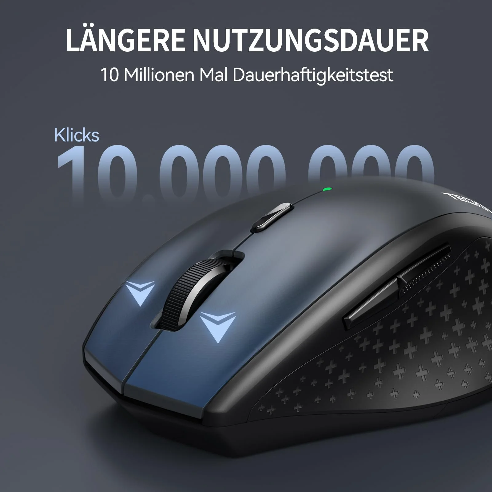 Миша Бездротова TECKNET Tri-Mode (BT 5.0/3.0 2.4G) 4800 DPI з USB-приймачем, фото №6