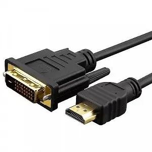 Кабель мультимедийный HDMI to DVI 24+1pin M, 1.8m PATRON (CAB-PN-DVI-HDMI-18F) - Фото 1