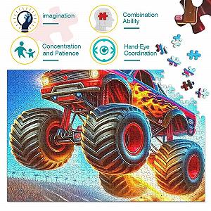 Пазл Monster Truck 1000 деталей 38 x 26 см synthetic.ua - Фото 1