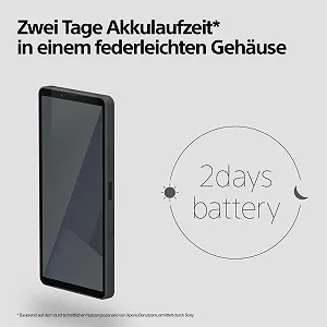 Смартфон Sony Xperia 10 VII, 6.1 дюйма, OLED, 120 Гц, 5000 мАч, Три фокусных расстояния, 3.5 мм аудио, Dual SIM Hybrid, Charcoal Black synthetic.ua - Фото 1
