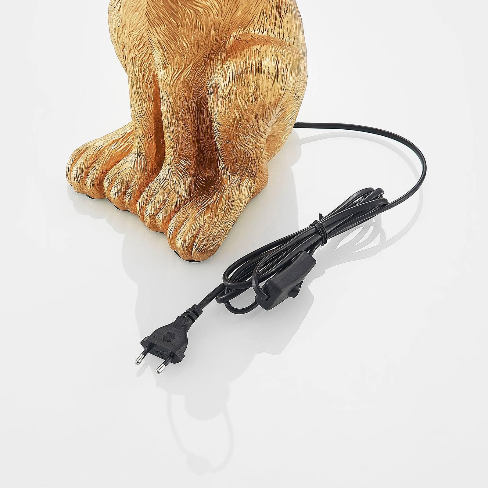 Настільна лампа Lindby Lorentina Design Modern Чорний текстиль (1 лампочка E27), фото №8