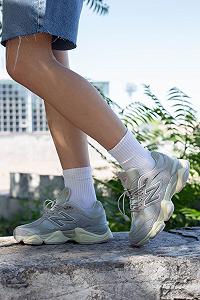 Кроссовки New balance 9060 Grey/Violet synthetic.ua - Фото 1