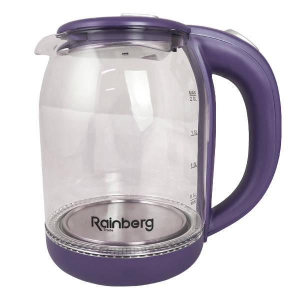 Электрочайник Rainberg RB-2218 Dark Purple 3200 Вт 2 л Фиолетовый, фото №1