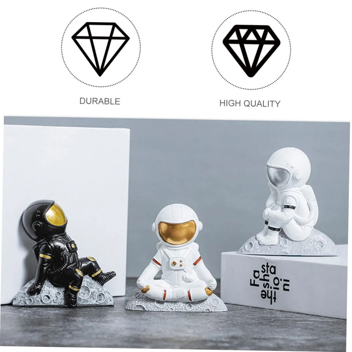 Наклейка на выключатель Yardenfun 1 шт. Астронавт 3D из натуральной смолы, фото №3