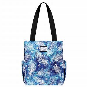Сумка з короткими ручками Hawee Fashion, жіноча, з блискавкою, велика, для покупок, водонепроникна, для подорожей, роботи, навчання, повсякденного життя, спортзалу, пляжу, з пір'ям - Фото 1