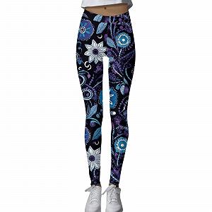 Леггинсы Yoga Женские Повседневные Модные Tight High Waist Sport Yoga  Bedruckte Леггинсы Kleidung 176 - Фото 1