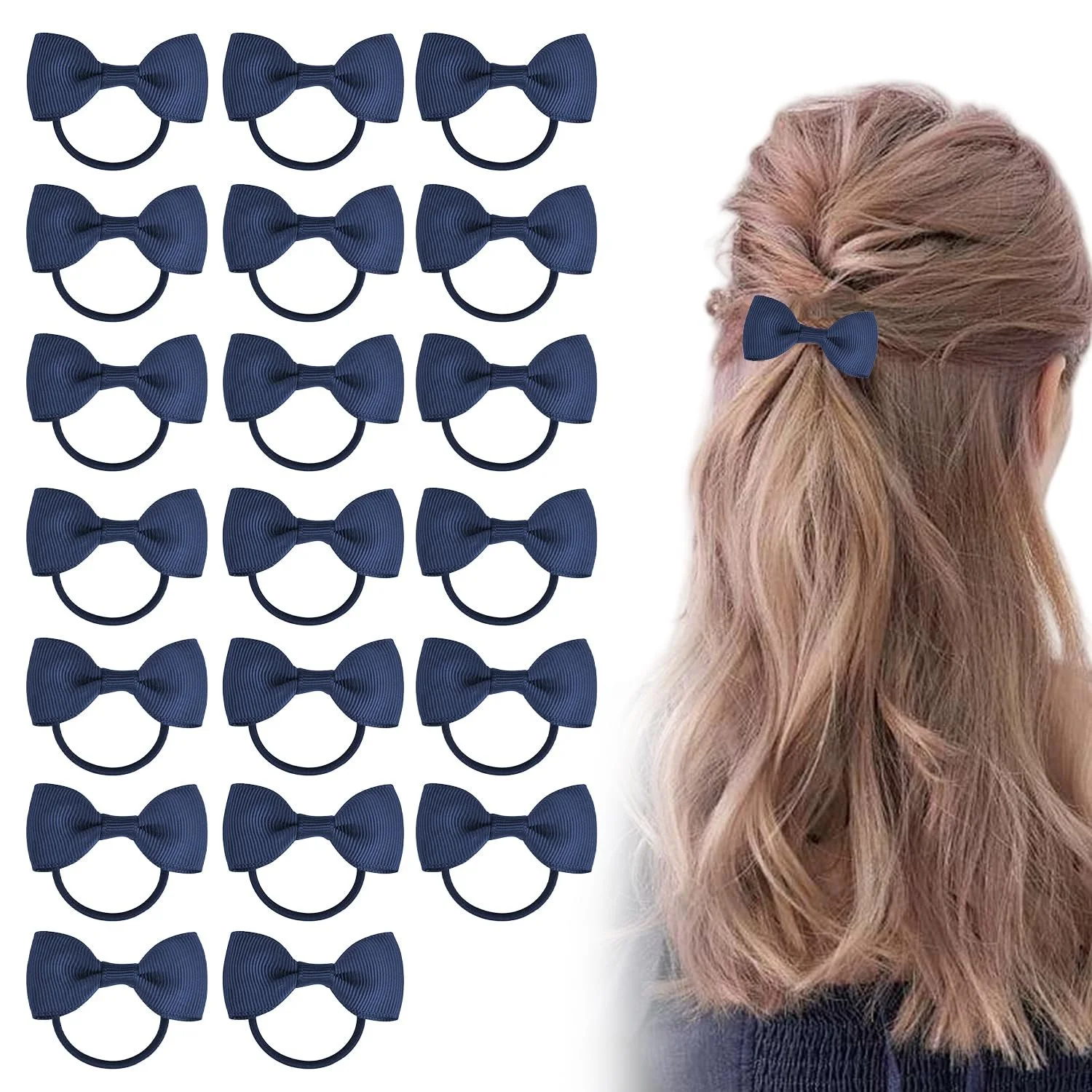 Набір гумок для волосся Дитячі з бантиками, фото №1