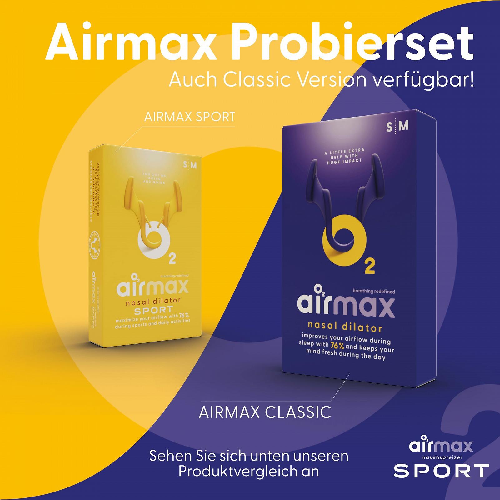 Розширювач для носа Airmax Sport Testpaket для кращого дихання на 76% більше повітряного потоку, фото №10