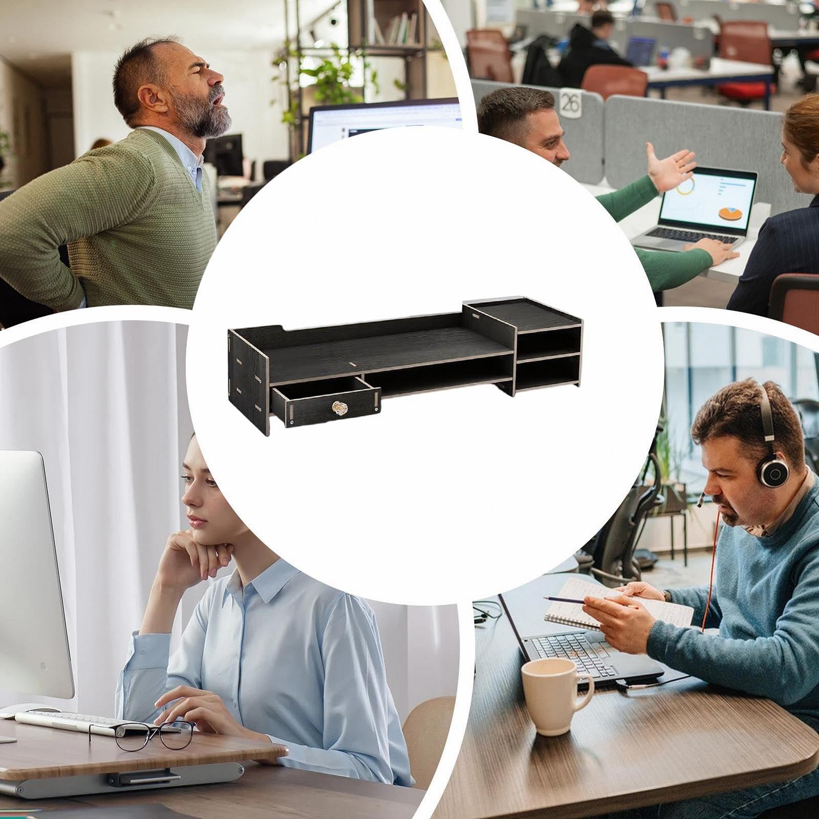 Підставка для монітора Організатор для комп'ютерного столу для ПК, фото №4