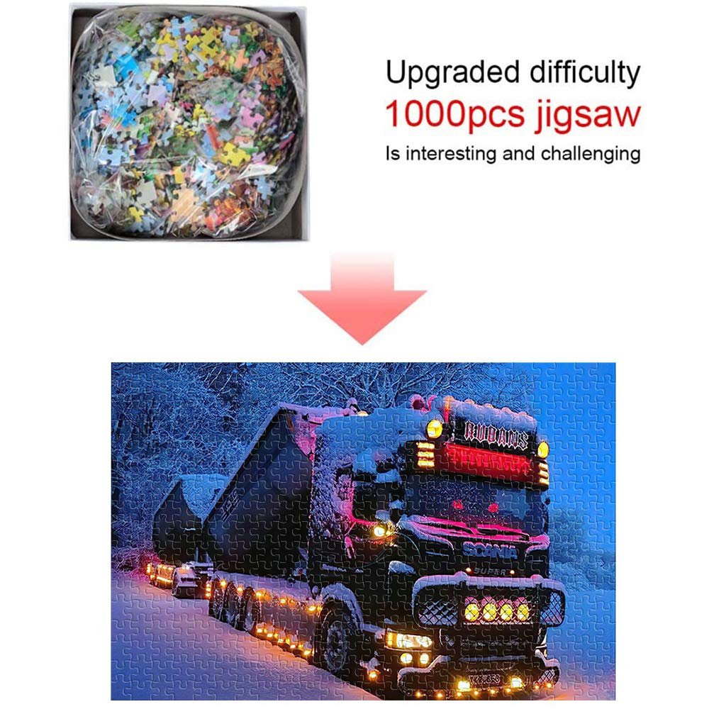 Пазл Swono Scania Truck 1000 элементов 75х50 см дерево, фото №2