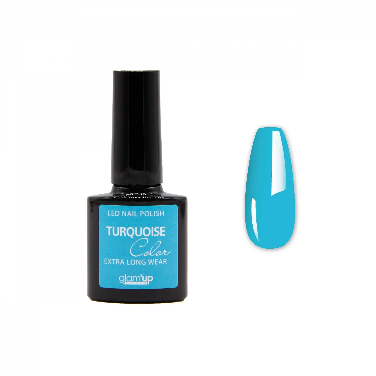 Гель-лак Glam'Up Paris Turquoise, фото №1 Гель-лак Glam'Up Paris Turquoise, фото №1