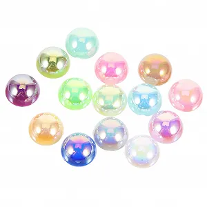 Украшение для ногтей своими руками 200 шт. Жемчуг Flatback для рукоделия и поделок из пластика и смолы для легкого маникюра и украшения в домашнем салоне - Фото 1