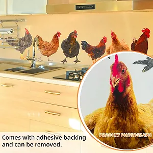 Наклейки на стіну Курчата Фермерська кухня 30 x 60 см synthetic.ua - Фото 1