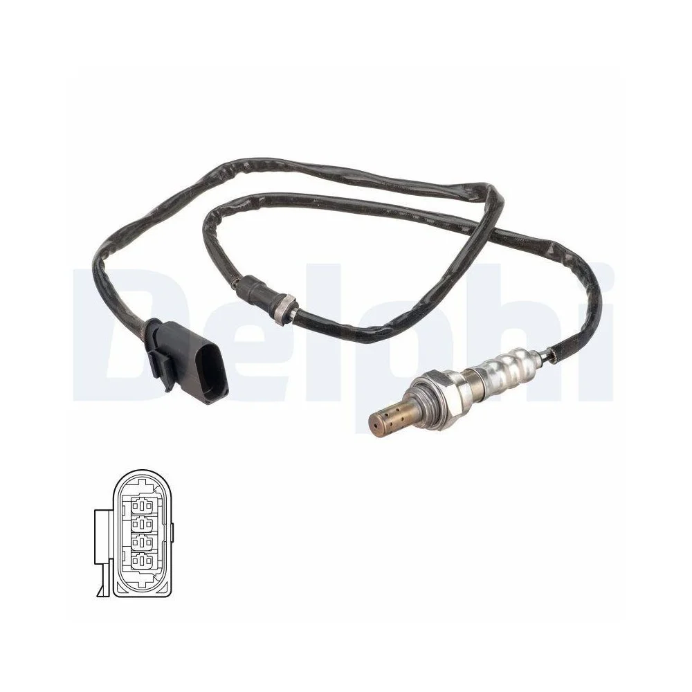 Лямбда-зонд DELPHI ES21111-12B1 для SEAT SKODA VW перед катализатором, фото №1 Лямбда-зонд DELPHI ES21111-12B1 для SEAT SKODA VW перед катализатором, фото №1