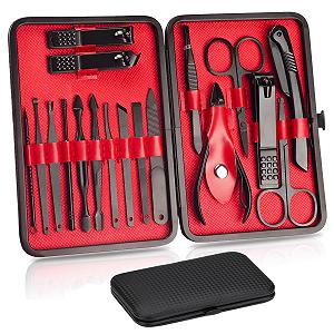 Купити Набір для манікюру 18 предметів Портативний - Фото 1 Набір для манікюру 18 предметів Портативний - Фото 1