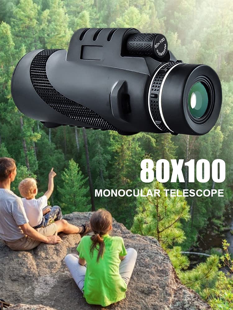 Монокуляр HD 40 x 60 / 80 x 100 з тримачем для смартфона та металевим штативом FMC BAK4 Prism, фото №4