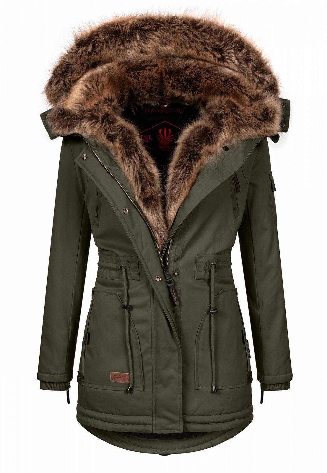 Жіноча зимова куртка Navahoo Парка Довге пальто B380, фото №2