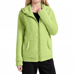 Куртка Тедді для дівчат, плюшева, повсякденна зимова - Фото 1