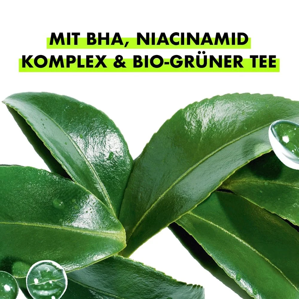 Гель для вмивання SANTE Naturkosmetik Pore Control з BHA та ніацинамідом Ефект 100 мл для глибокого очищення пор з органічним зеленим чаєм матуючий та зволожуючий веганський та дерматологічно протестований, фото №4