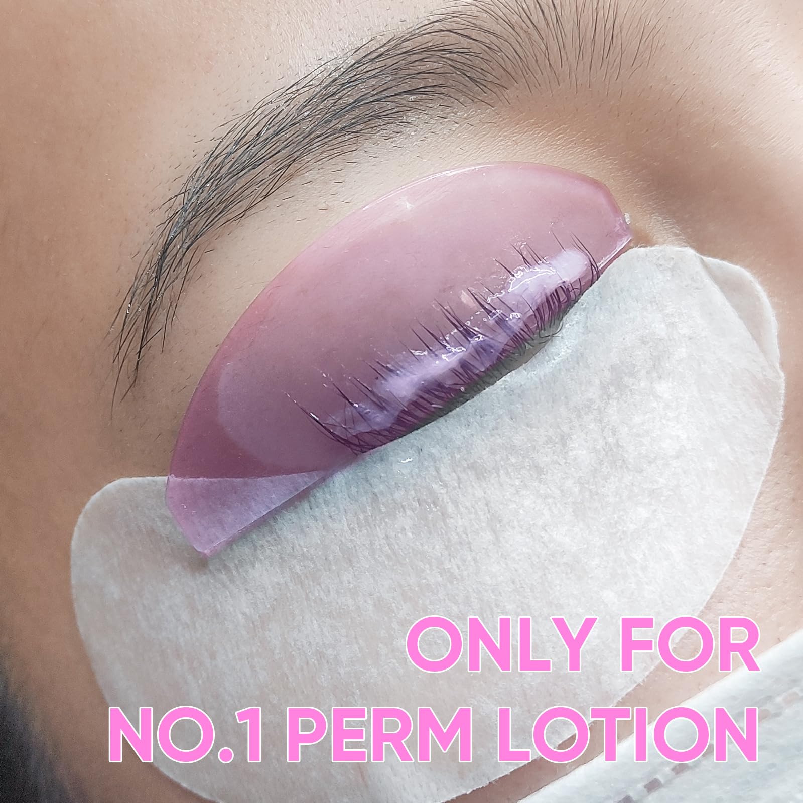 Pads Lomansa Eyelash Lifting для підняття вій тільки для завивки № 1 ультратонкі липкі багаторазові як патчі для очей або ліфтинг-вій стрічка для салону (троянда), фото №4