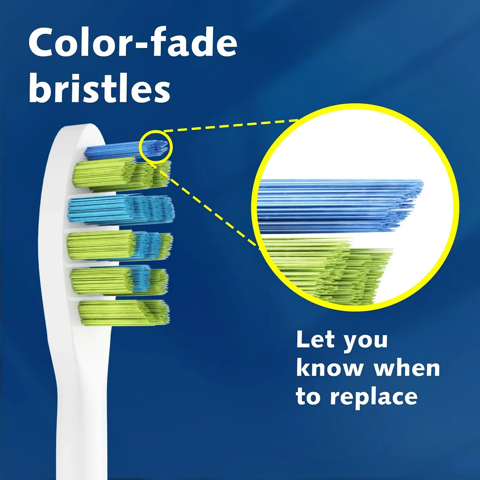 Насадки для электрической зубной щетки RAZOKO 6 шт., фото №5