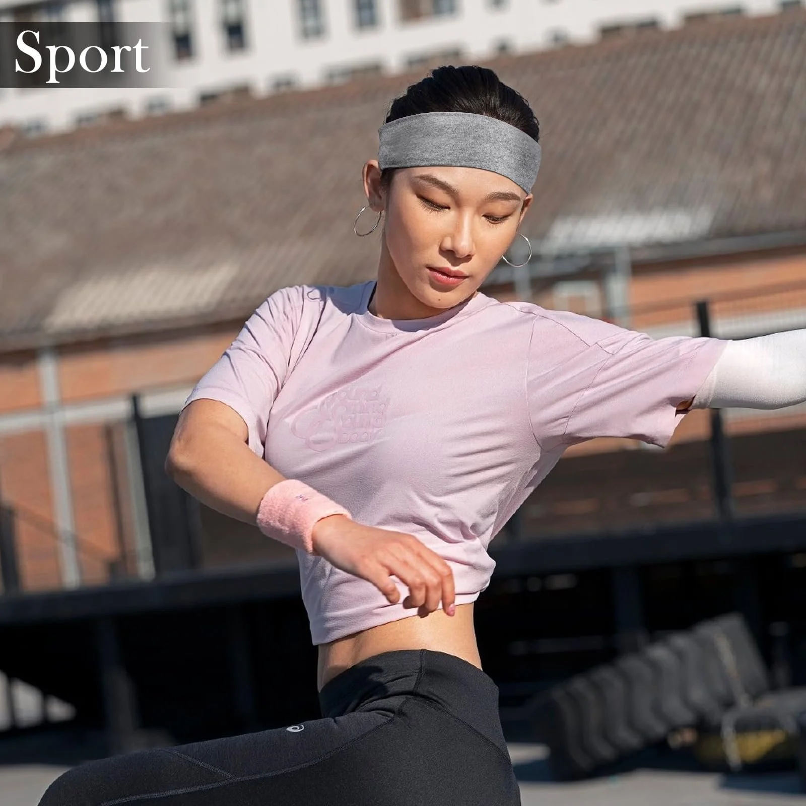 Пов'язка на голову Еластична однотонна, фото №5