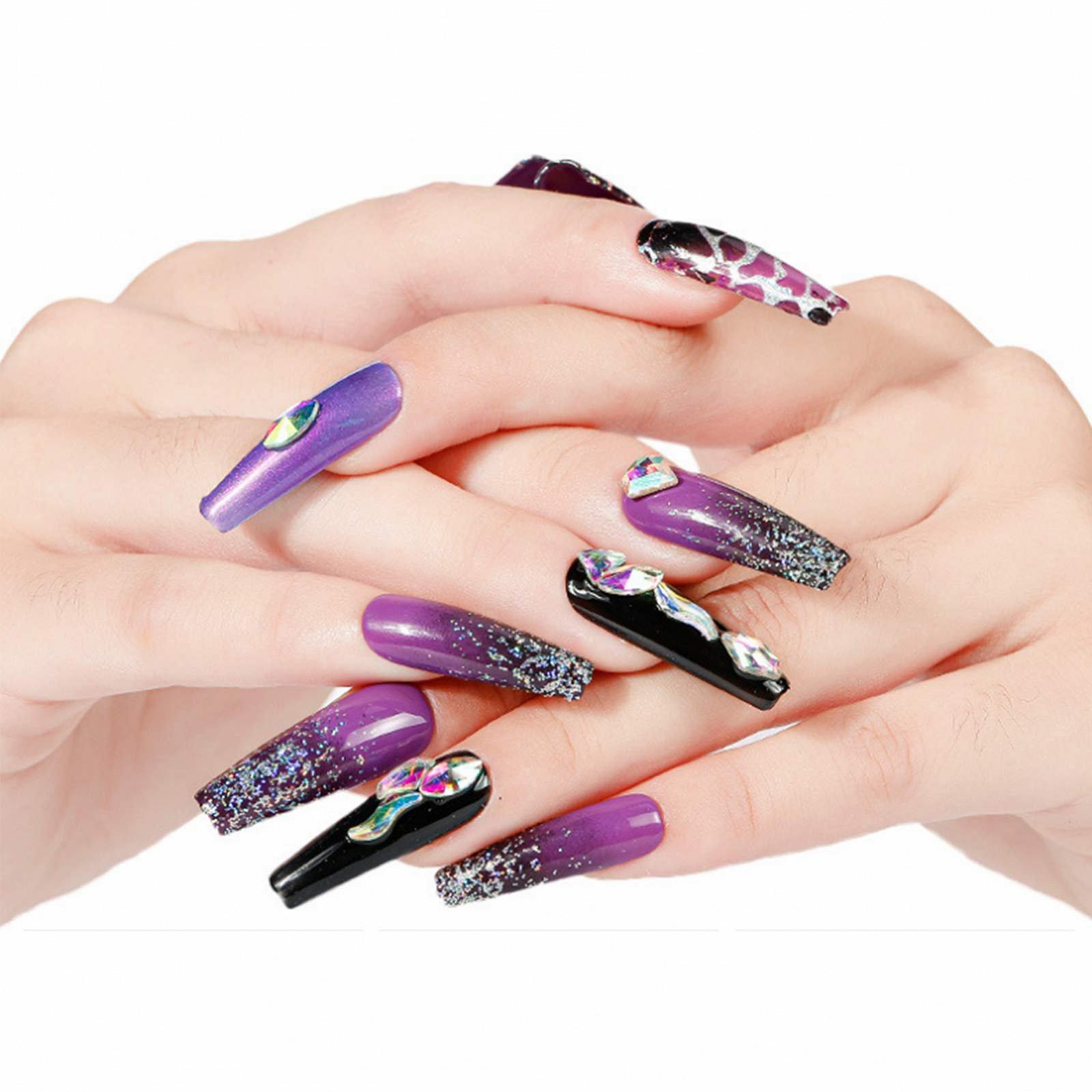 Стрази для нігтів NICENEEDED, набір з 40 штук, фото №5