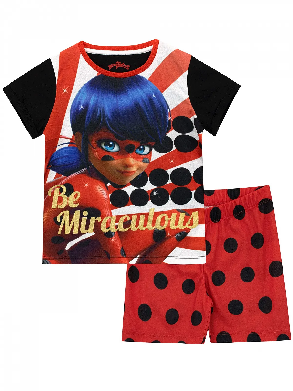 Пижама Ladybug Miraculous для девочек, фото №1 Пижама Ladybug Miraculous для девочек, фото №1