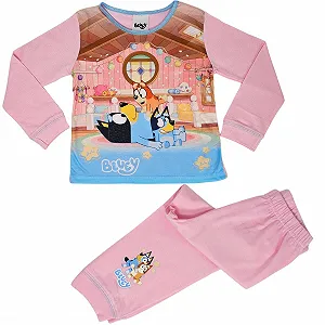 Піжама Bluey, Bingo and Bandit з довгими рукавами - Фото 1