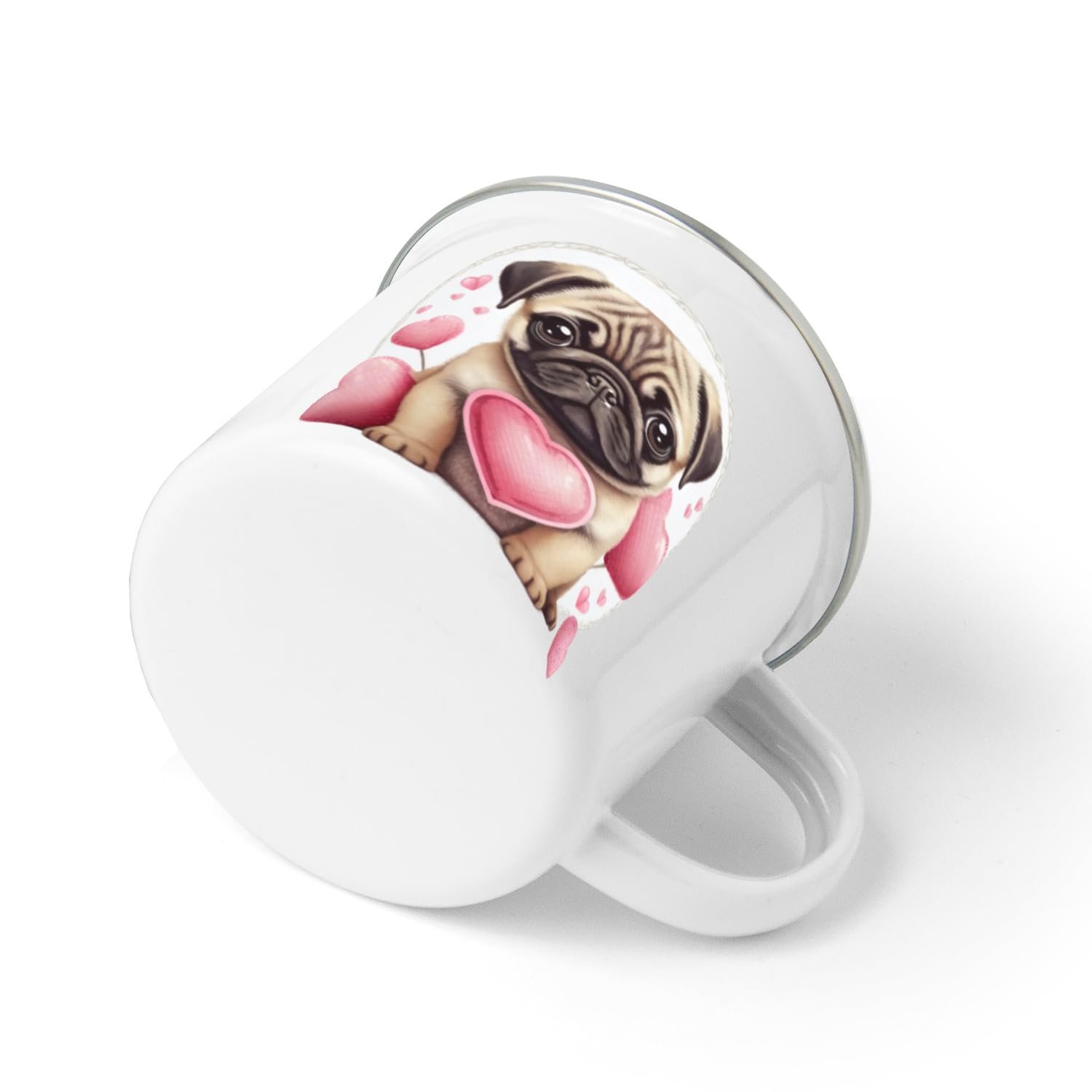 Детская кружка Kids Adventure Carlin White Enamel, 354 мл, белая, фото №2