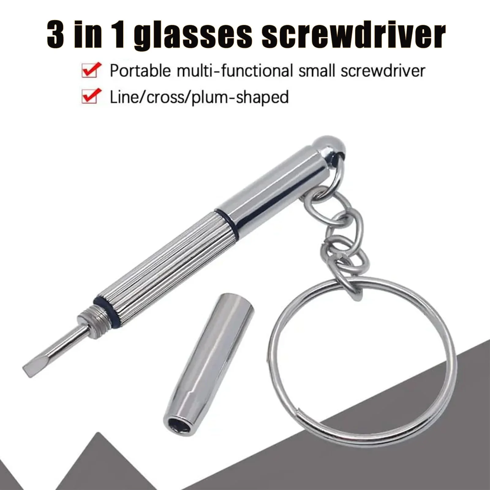 Набор Мини Отвертка Крестовая Прецизионная Многофункциональная Металл Серый, фото №5 Набор Мини Отвертка Крестовая Прецизионная Многофункциональная Металл Серый, фото №5